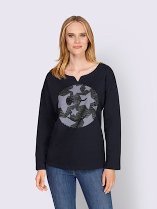 Sweat-shirt look décontracté moderne - Rick Cardona - Marine