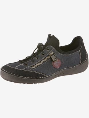 Trotteurs piquage décoratif - Rieker - Bleu Foncé-noir