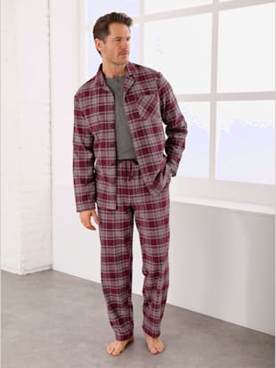 Pantalon flanelle tissée, grattée à l'intérieur et à l'extérieur - wäschepur men - Modalova