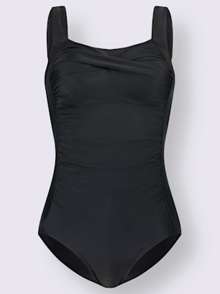 Maillot de bain 1 pièce noir corsage serré - feel good - Modalova