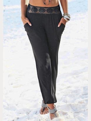 Pantalon de plage confortable - LASCANA - Noir