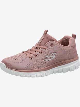 Baskets dessus textile souple - Skechers - Mauve
