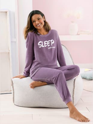 Pyjama éponge à fibres fines - wäschepur - Figue