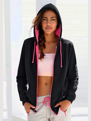 Veste à capuche veste sweat décontractée - Bench. - Noir