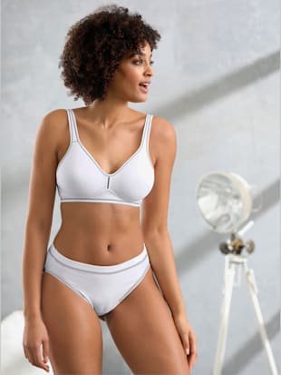 Soutien-gorge confort sans armatures bon. b, c, d - wäschepur - Blanc