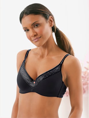 Soutien-gorge à coques avec armatures bon. a, b, c, d - wäschepur - Noir