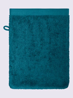 serviette qualité luxe - wäschepur - bleu pétrole