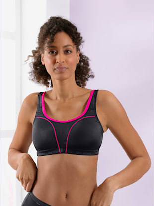 Soutien-gorge de sport sans armatures bon. a, b, c, d, e - Susa - Noir