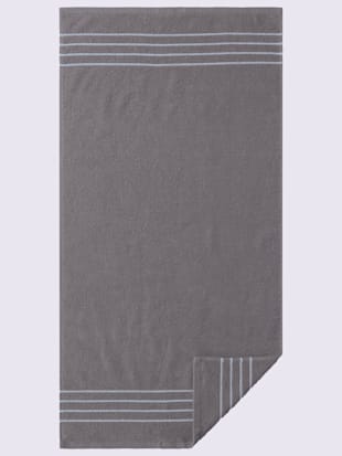 serviette qualité luxe - wäschepur - gris