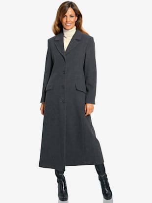 Manteau blazer coupe longue classique - Linea Tesini - Anthracite