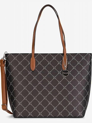 Cabas en polychlorure et polyuréthane - Tamaris - Noir