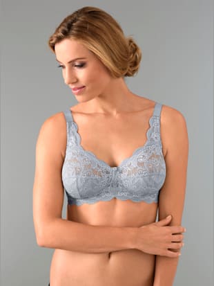 Soutien-gorge bon. b, c, d, e - Susa - Blanc + Couleur Argenté