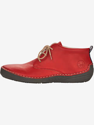 Bottines à lacets à lacets - Rieker - Rouge