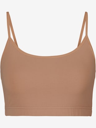 Bustier confort et maintien léger grâce au devant doublé - LASCANA - Beige