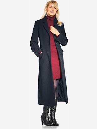 Manteau blazer coupe longue classique - Linea Tesini - Marine