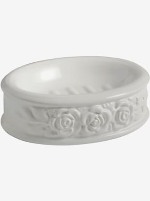 Porte-savon céramique italienne de qualité, émaillée - helline home - Blanc
