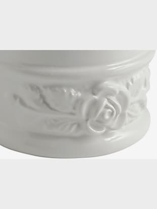 Distributeur de savon céramique italienne de qualité - helline home - Blanc