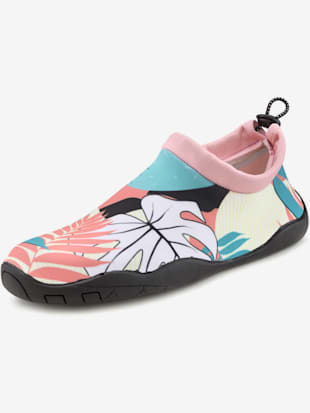 Chaussures de bain imprimé décoratif - LASCANA - Noir