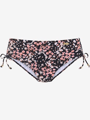 Bas de maillot de bain design floral - LASCANA - Noir Imprimé