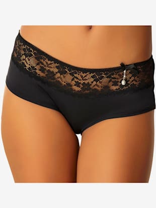 Panty féminin avec perles extravagantes - LASCANA - Noir