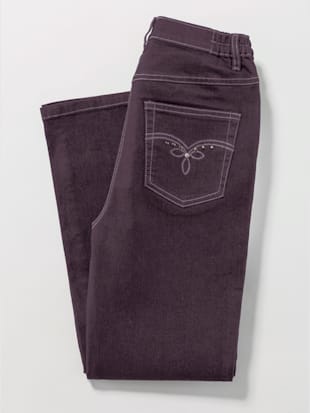 Jean coupe 5 poches ceinture élastique latérale - Witt - Modalova