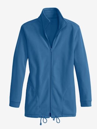 Veste polaire traitement contre les bouloches - Collection L - Bleu Jean