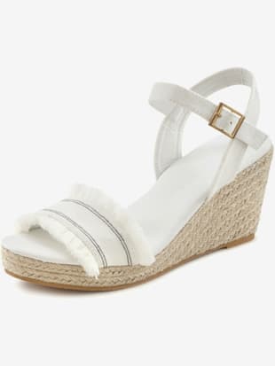 Sandales talon confortable - Vivance - Blanc