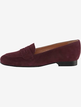 Trotteurs cuir velours de chèvre - - Bordeaux