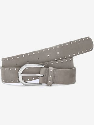 Ceinture+hanches+ceinture+tendance+en+synthetique+velours+-+LASCANA+-+gris+clair