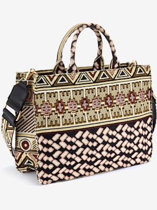 Sac en bandoulière ce sac avec motif jacquard tendance sublime toutes les tenues et est parfait pour
