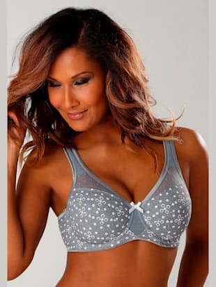 Soutien-gorge à armatures effet minimiseur : réduit visuellement la poitrine - Nuance - Gris Imprimé