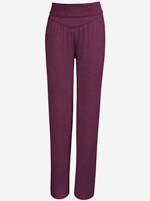 Pantalon bien-être jersey fin - - Mûre