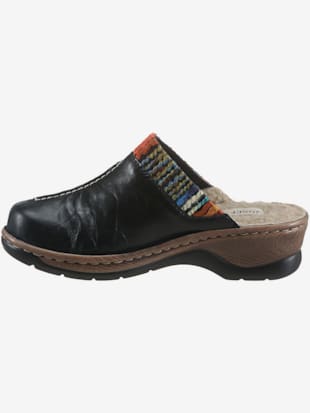 Sabots couture contrastée discrète - Josef Seibel - Noir