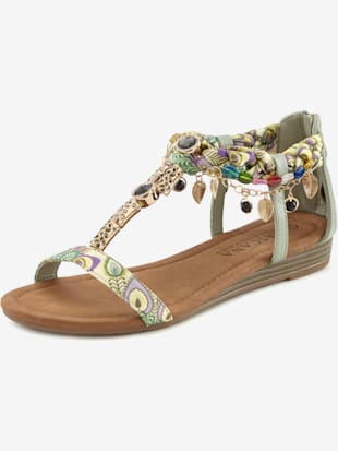 Sandales divers éléments décoratifs - LASCANA - Vert