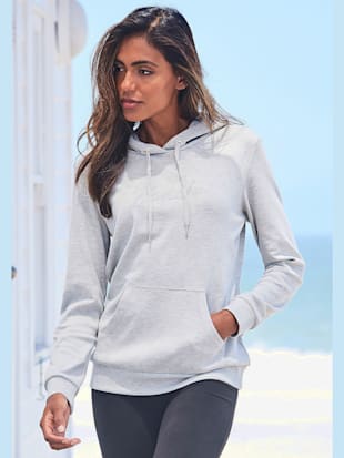 Sweatshirt à capuche sweatshirt basique - Bench. - Gris Clair Chiné