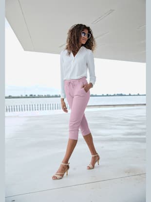 Legging corsaire corsaire élastique doux - LASCANA - Vieux Rose