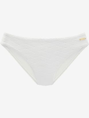 bas de maillot de bain matière structurée aux couleurs tendances - sunseeker - blanc