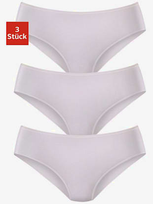 Slips jazz lot de 3 panties lascana - LASCANA - Blanc