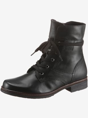 Bottines à lacets avec laçage raffiné - Gabor - Noir