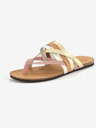 Tongs made in spain - LASCANA - Chamois-couleur Or