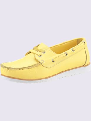 Trotteurs cuir nappa de vache - - Citron Vert