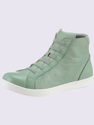 Bottine courte cuir nappa de vache - - Menthe