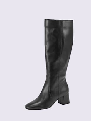 Bottes cuir nappa de vache - - Noir