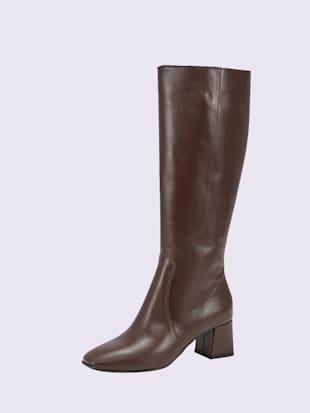 Bottes cuir nappa de vache - - Marron