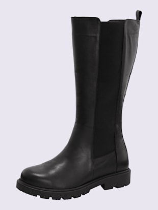 Bottes cuir nappa de vache - - Noir