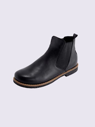 Bottines cuir nappa de vache - - Noir