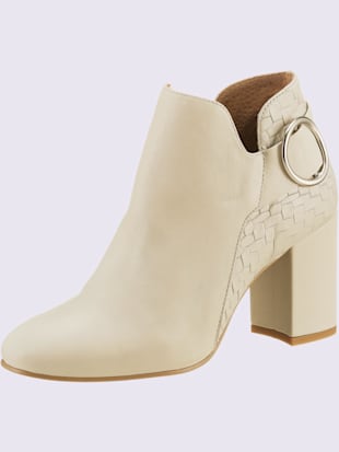 Bottines fabriqué au portugal - - Écru