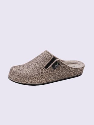 Chaussons empiècement élastique confortable - - Couleur Ivoire