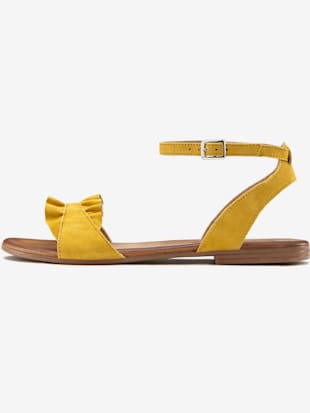 Sandales cuir de qualité - LASCANA - Jaune