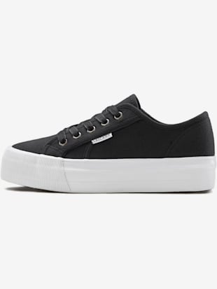 Baskets talon compensé tendance - LASCANA - Noir